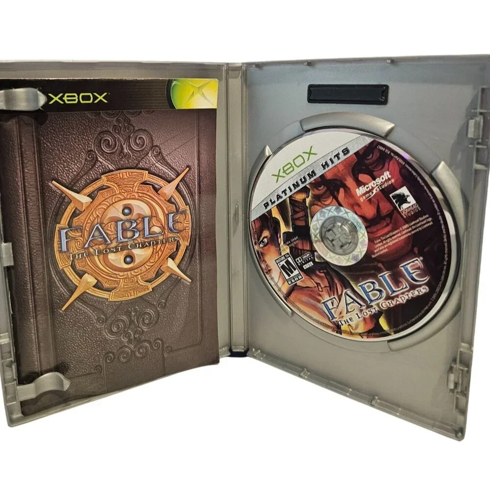 Fable: The Lost Chapters Microsoft Xbox Video Game 2004 Platinum Hits CIB